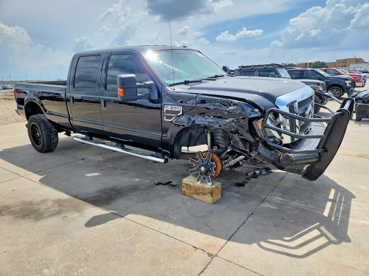 2008 Ford F350 Srw Super Duty Черный vin: 1FTWW31R78EB54615