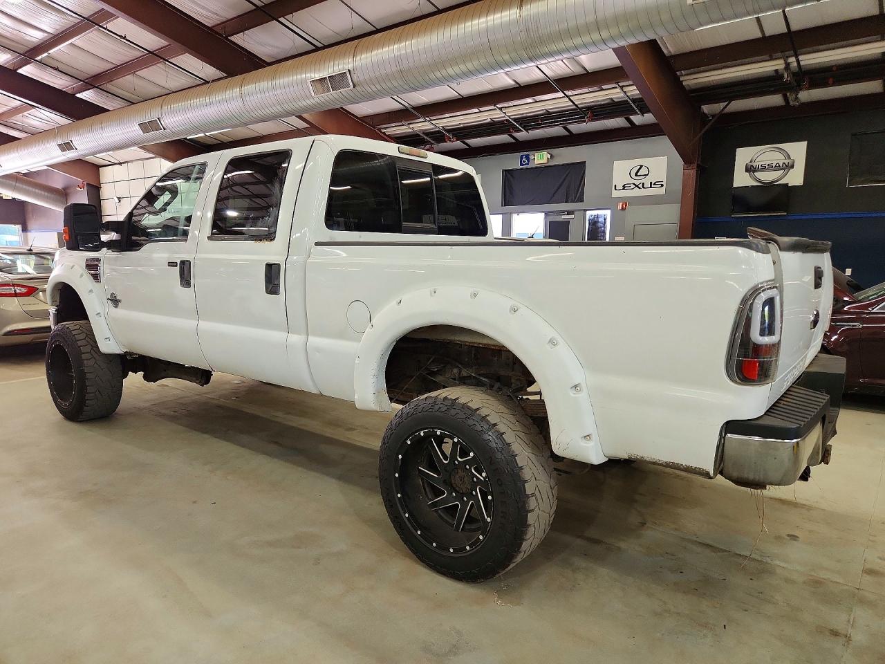 2008 Ford F350 Srw Super Duty White vin: 1FTWW31R88EC43867