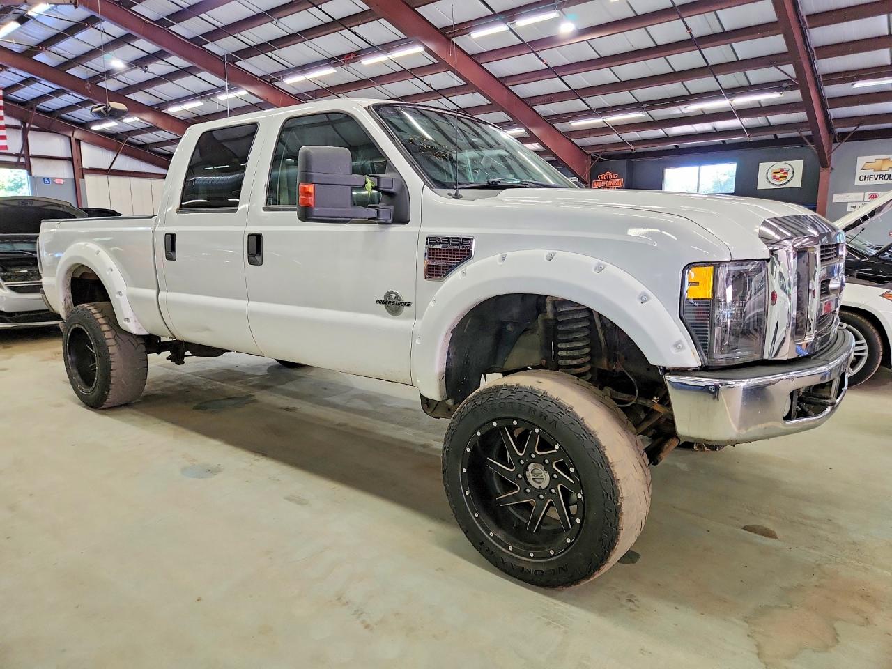 2008 Ford F350 Srw Super Duty White vin: 1FTWW31R88EC43867