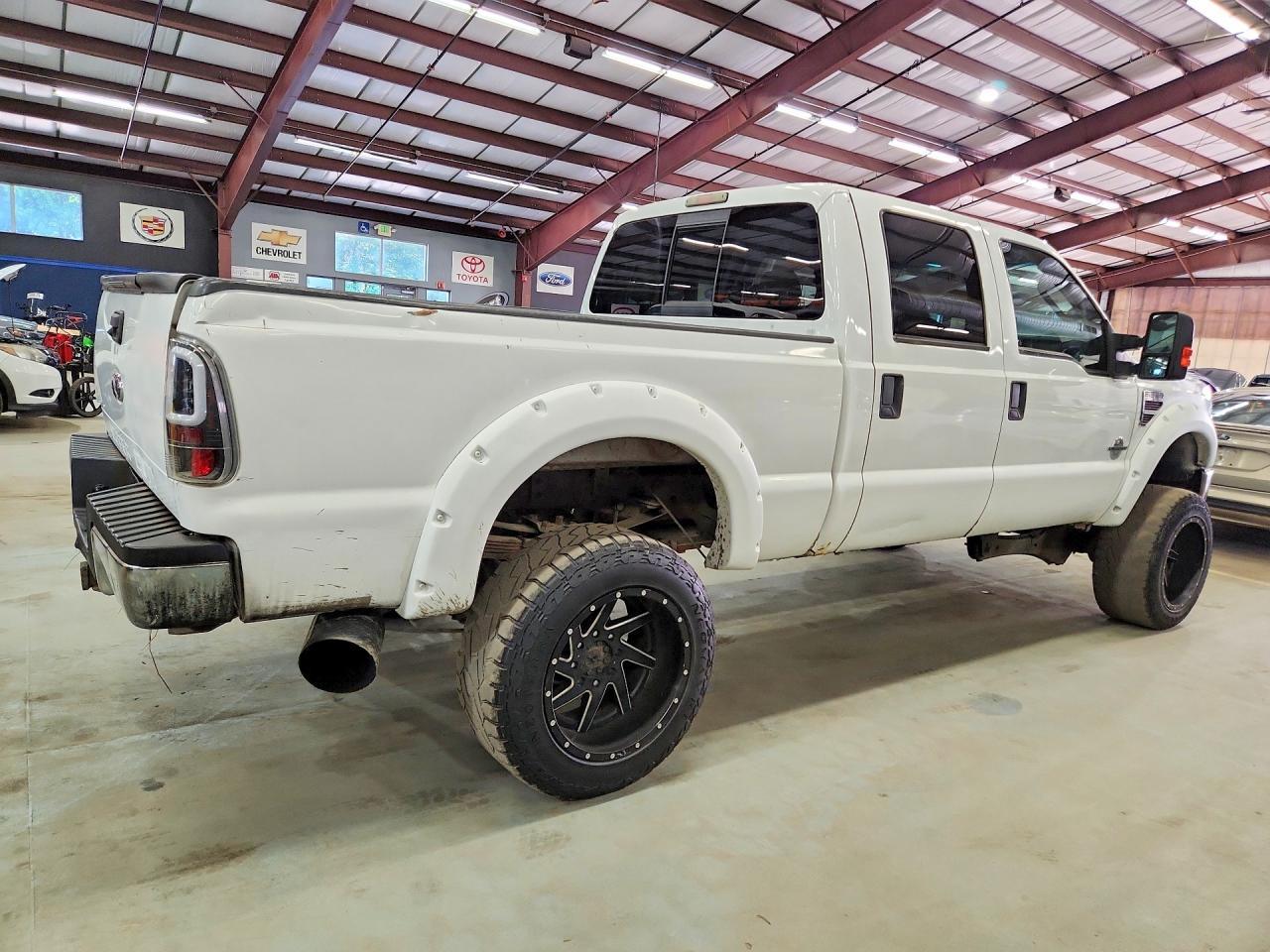 2008 Ford F350 Srw Super Duty White vin: 1FTWW31R88EC43867