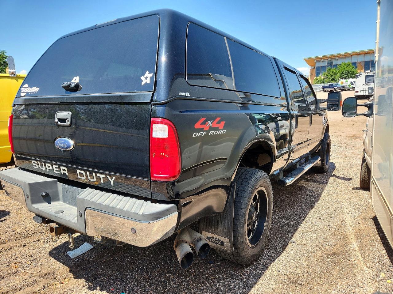 2008 Ford F350 Srw Super Duty Black vin: 1FTWW31R98EA40695
