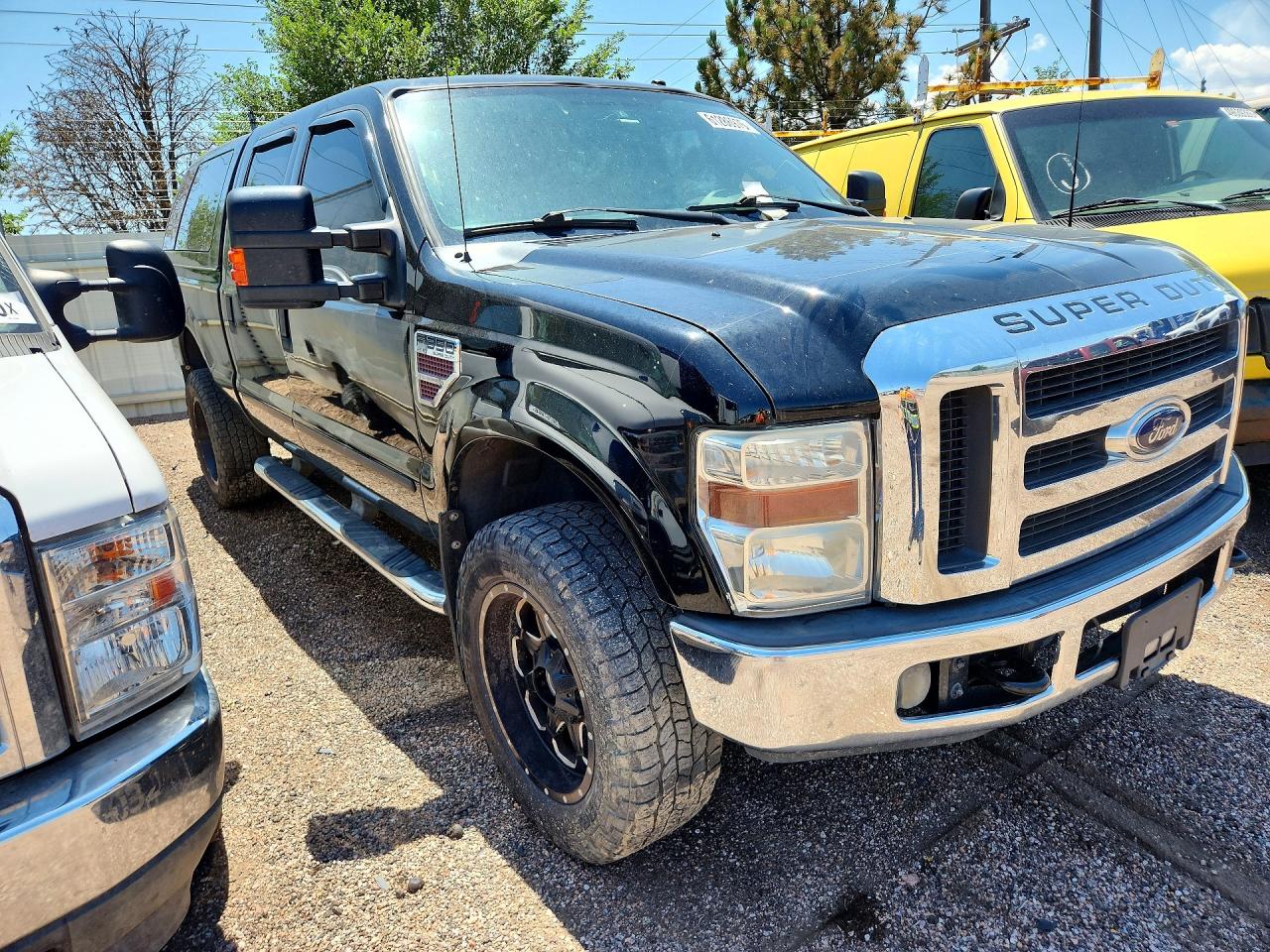 2008 Ford F350 Srw Super Duty Black vin: 1FTWW31R98EA40695