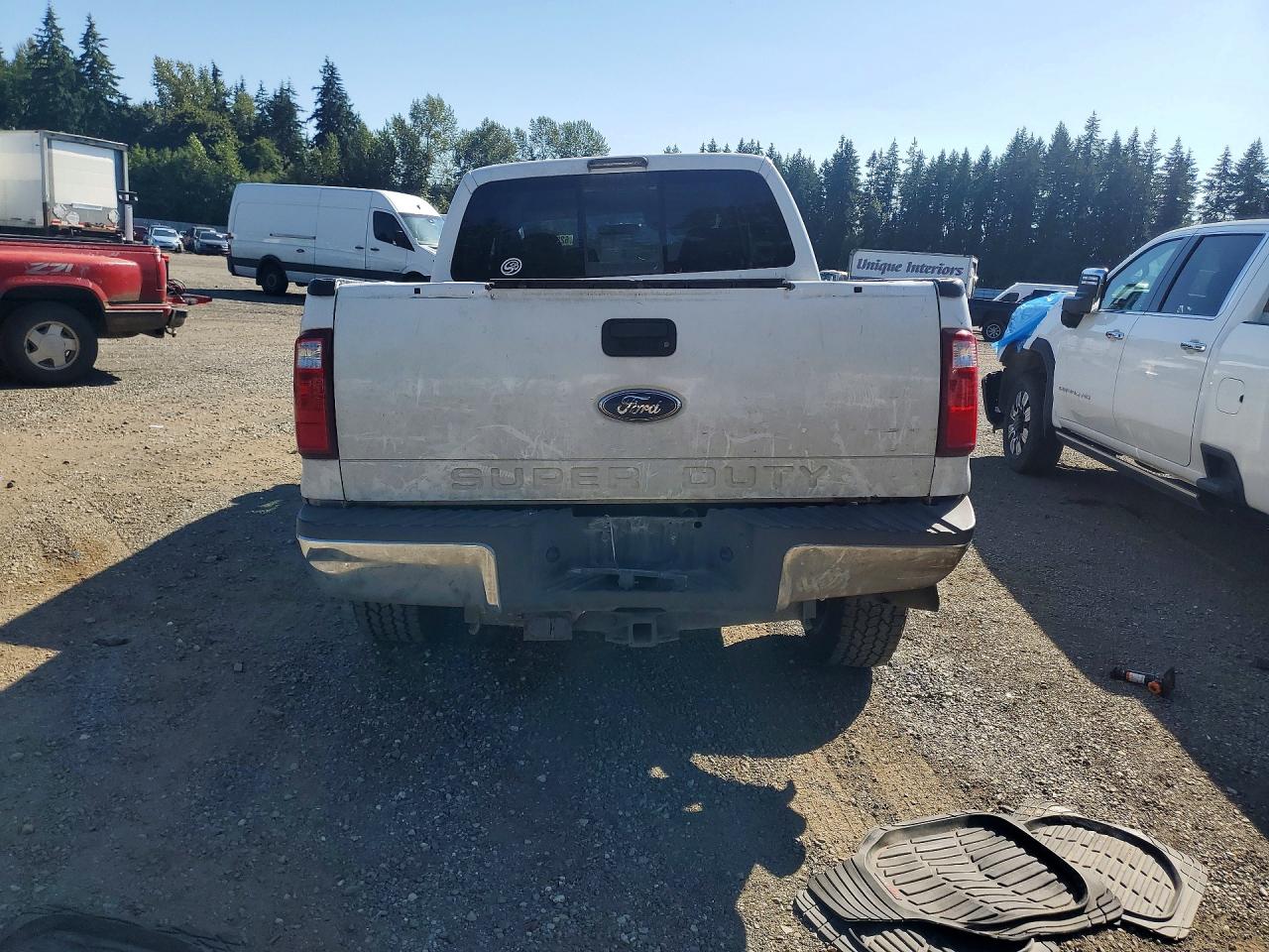 2008 Ford F350 Srw Super Duty White vin: 1FTWW31RX8EA22934