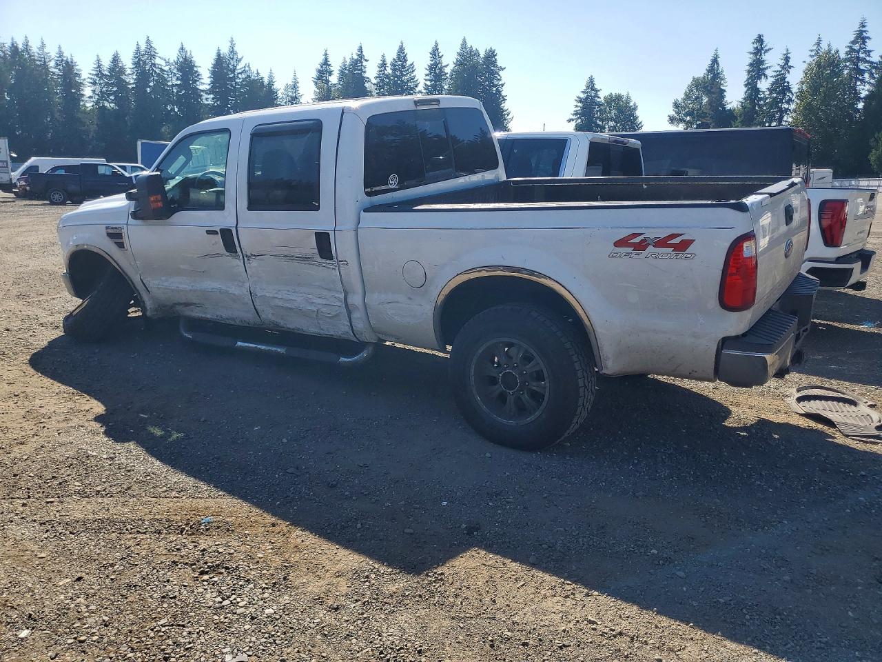 2008 Ford F350 Srw Super Duty White vin: 1FTWW31RX8EA22934