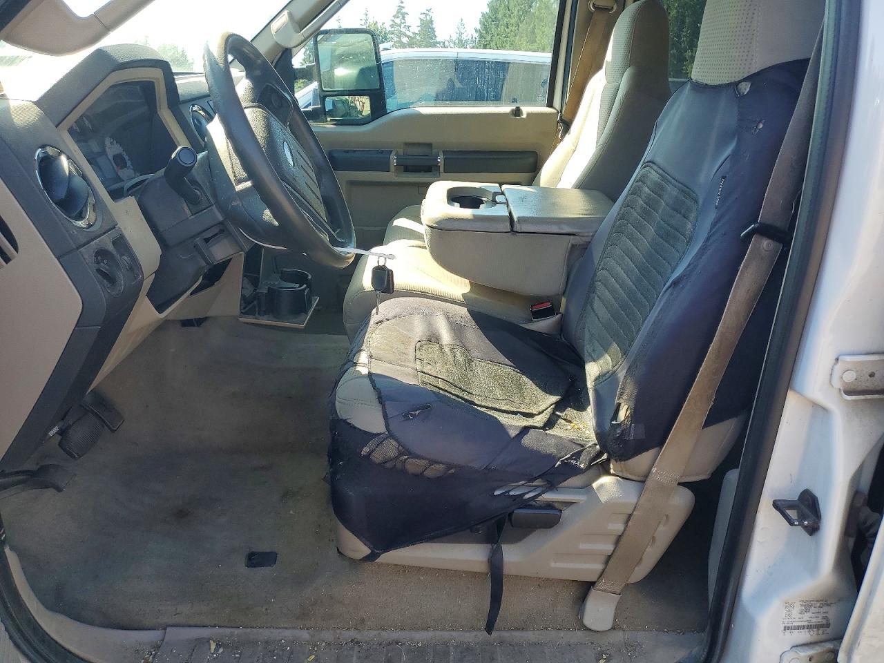 2008 Ford F350 Srw Super Duty White vin: 1FTWW31RX8EA22934