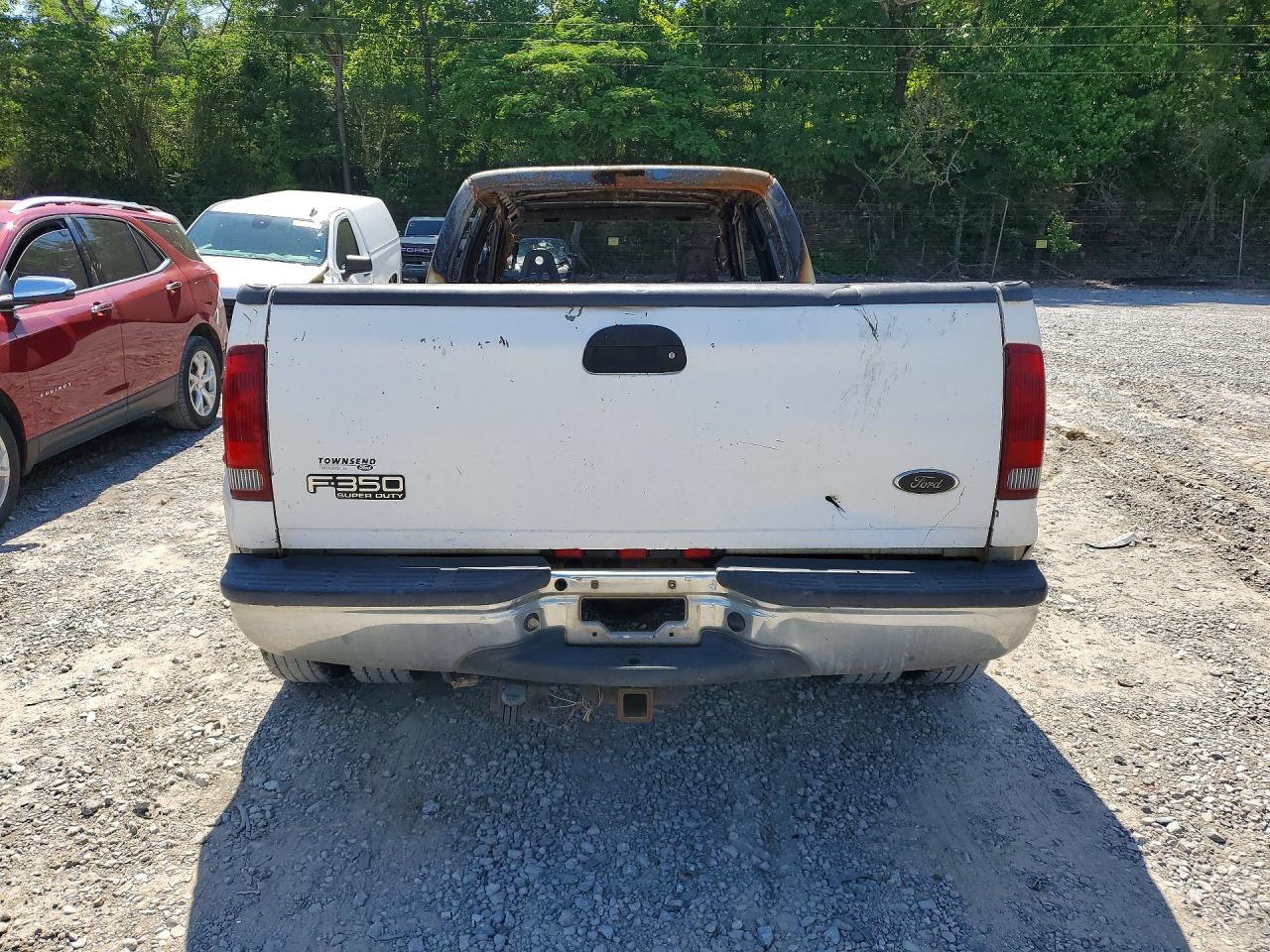 2003 Ford F350 Super Duty White vin: 1FTWW32F03EA95596