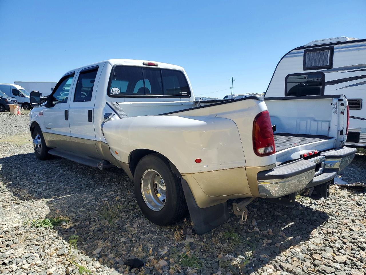 2000 Ford F350 Super Duty White vin: 1FTWW32F4YEC27718