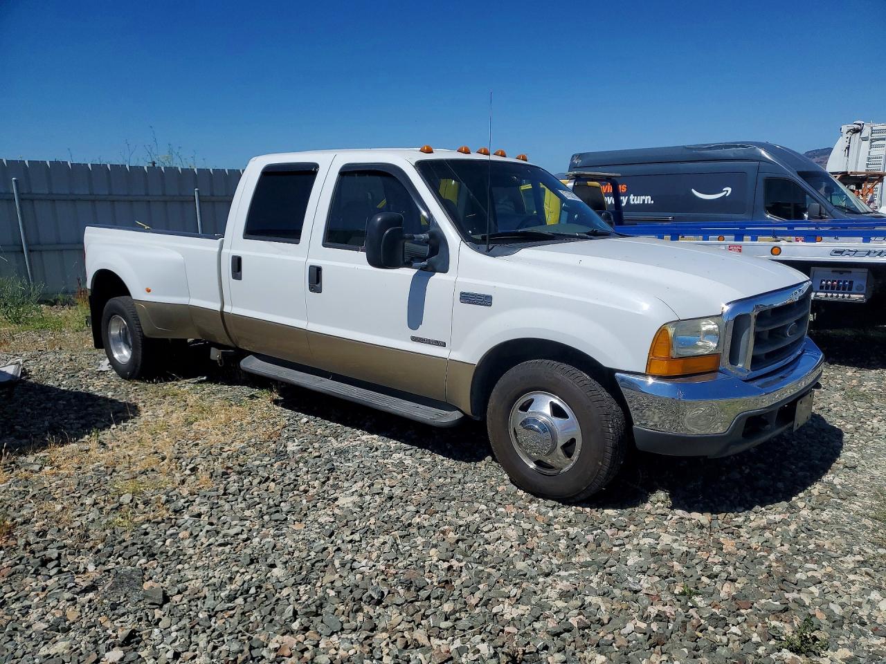 2000 Ford F350 Super Duty White vin: 1FTWW32F4YEC27718