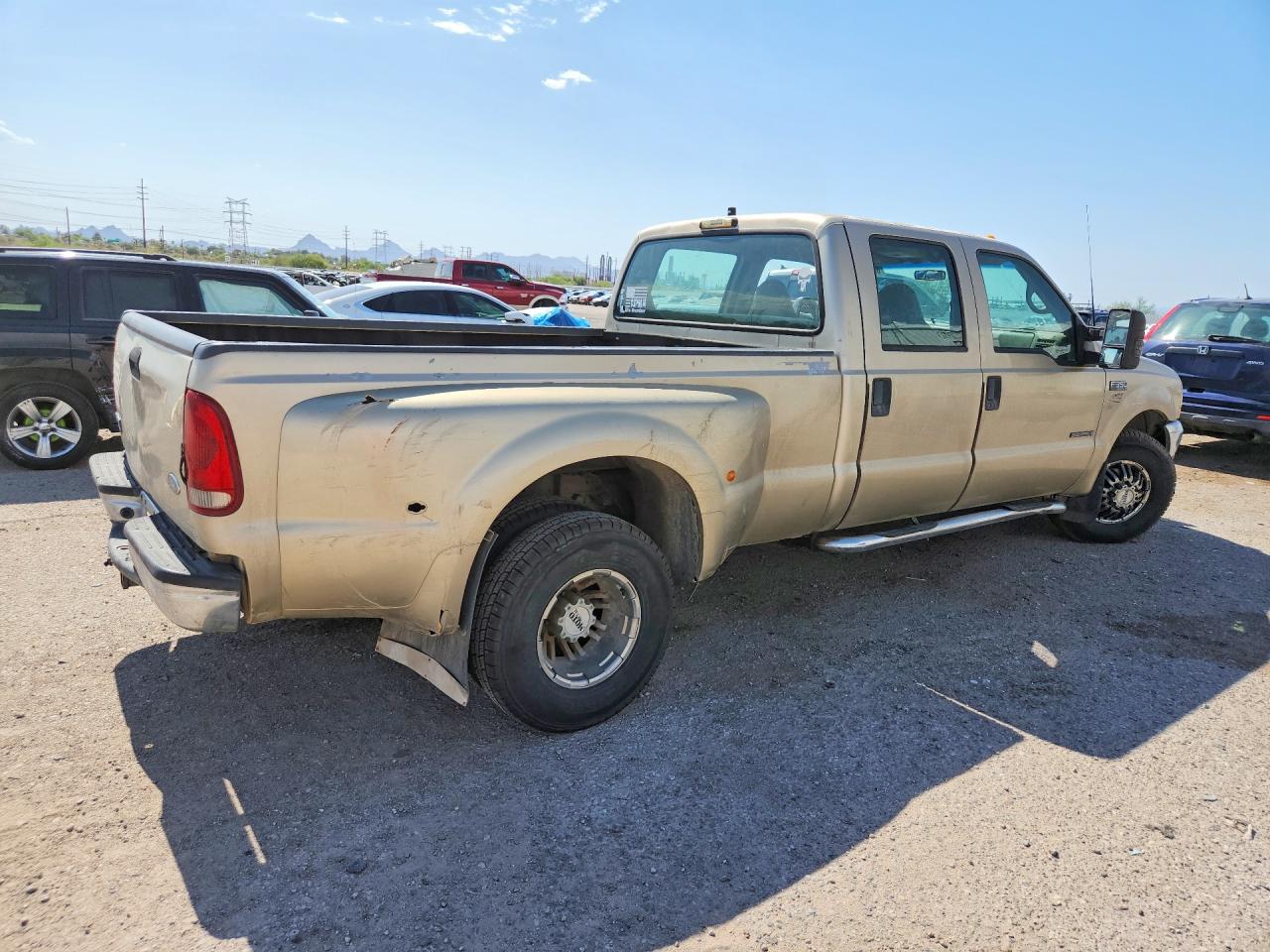 2001 Ford F350 Super Duty Gold vin: 1FTWW32F51ED55746