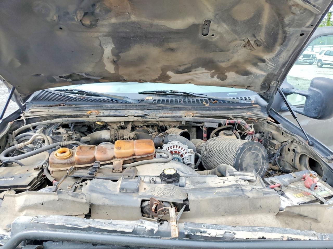 2002 Ford F350 Super Duty Gray vin: 1FTWW32F52EA43475