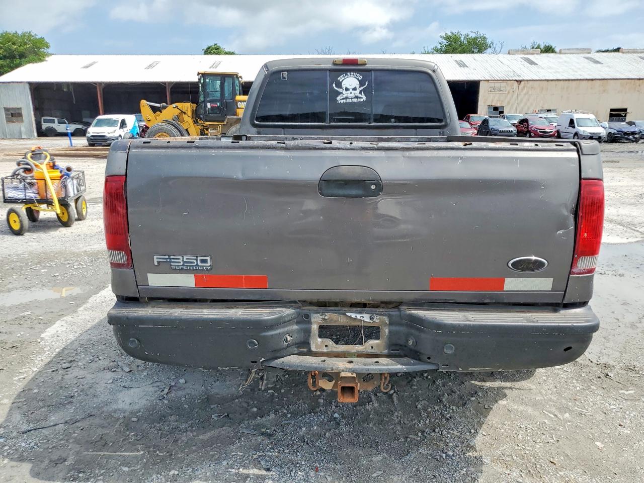 2002 Ford F350 Super Duty Gray vin: 1FTWW32F52EA43475