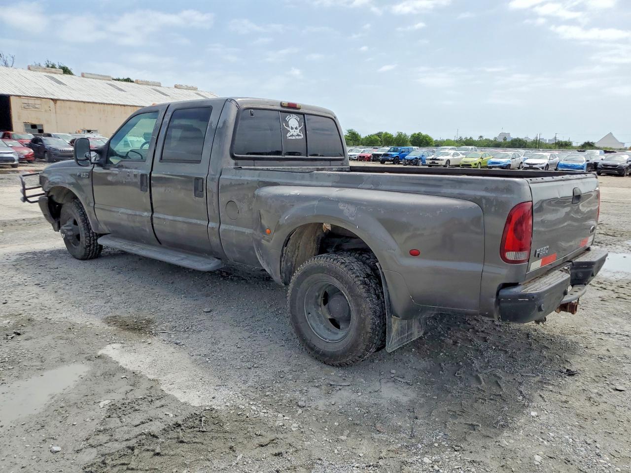 2002 Ford F350 Super Duty Gray vin: 1FTWW32F52EA43475