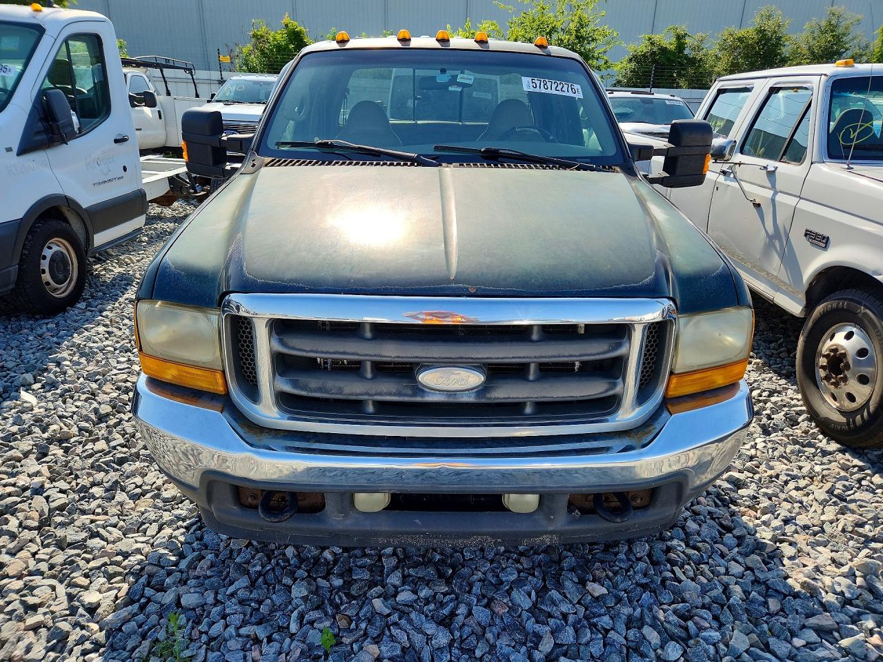 2001 Ford F350 Super Duty Green vin: 1FTWW32F81ED54381