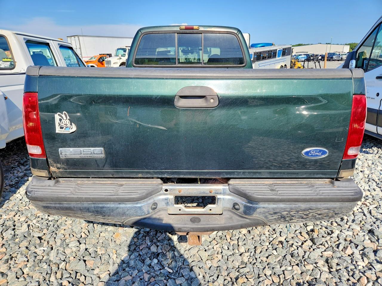 2001 Ford F350 Super Duty Green vin: 1FTWW32F81ED54381