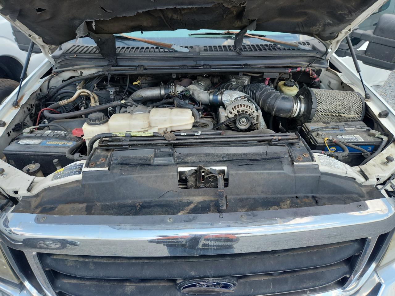 2002 Ford F350 Super Duty White vin: 1FTWW32F82EA85476