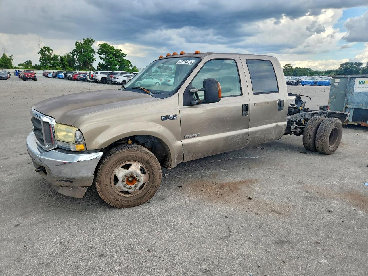 2004 Ford F350 Super Duty Tan vin: 1FTWW32P44EB04830