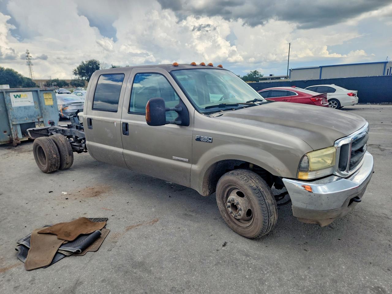 2004 Ford F350 Super Duty Tan vin: 1FTWW32P44EB04830
