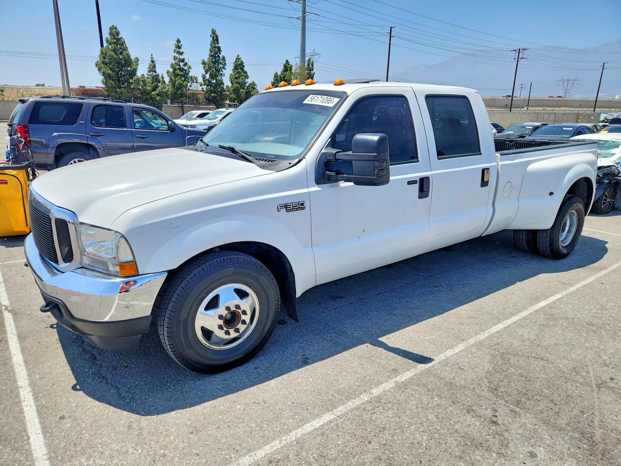 2004 Ford F350 Super Duty White vin: 1FTWW32P74EB79098