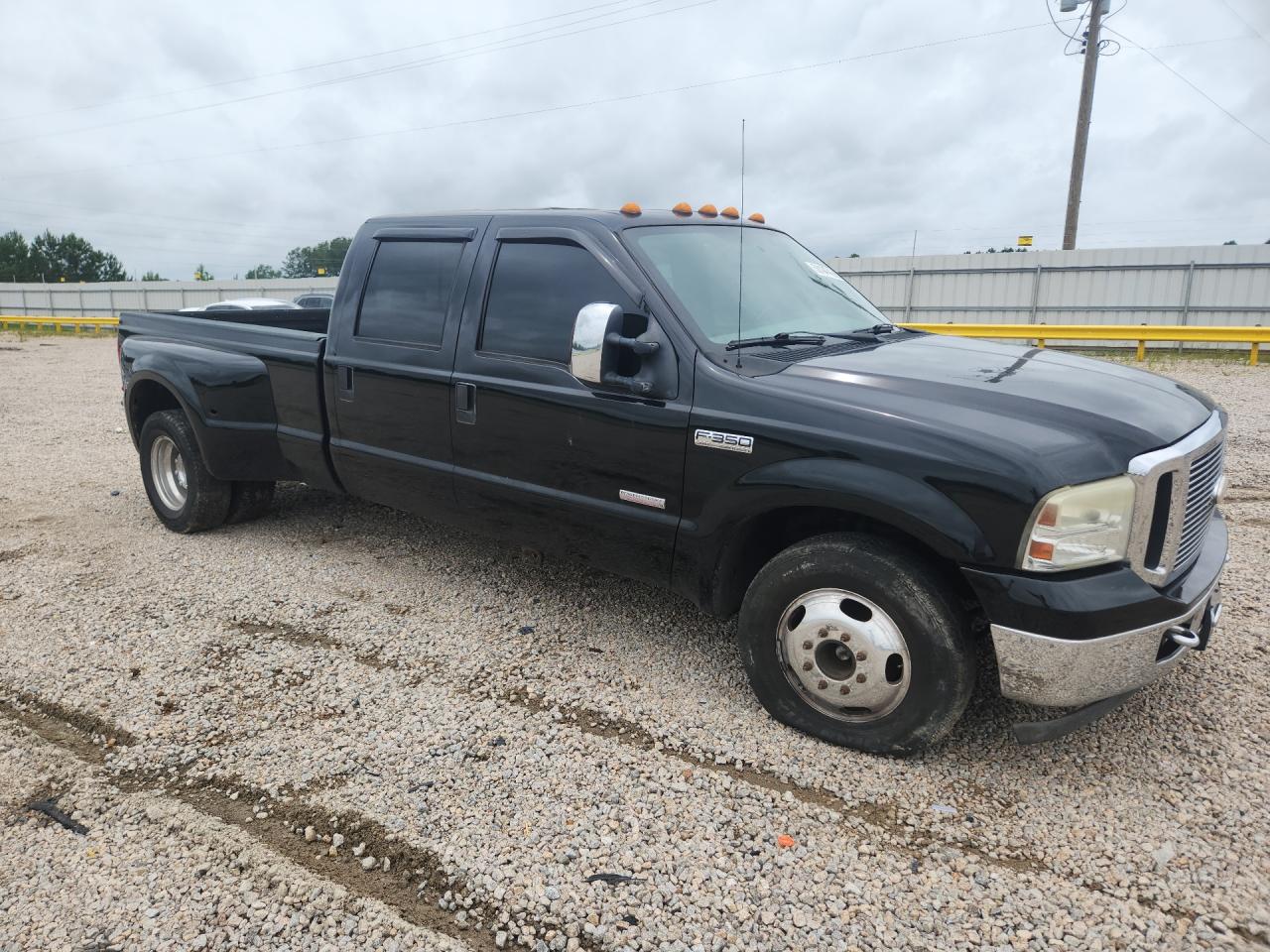 2006 Ford F350 Super Duty Black vin: 1FTWW32P76EC95713