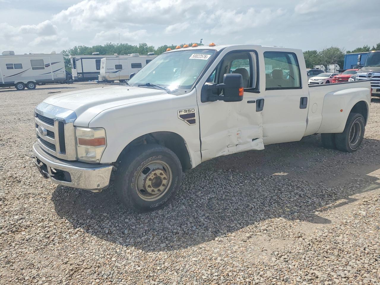 2008 Ford F350 Super Duty White vin: 1FTWW32R08ED80705