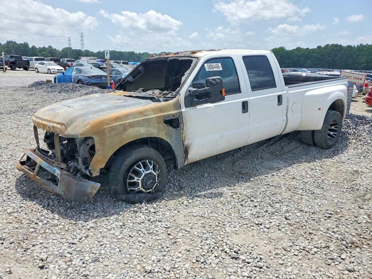 2008 Ford F350 Super Duty White vin: 1FTWW32R78ED88462