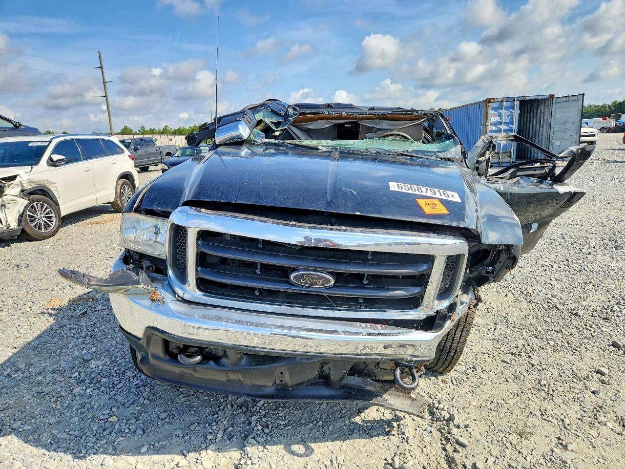 2003 Ford F350 Super Duty Black vin: 1FTWW33F93EA76009
