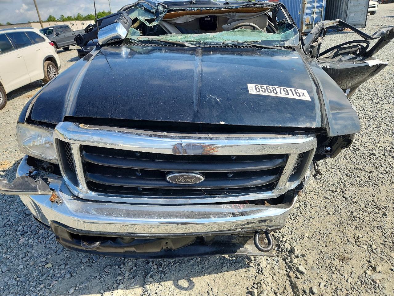 2003 Ford F350 Super Duty Black vin: 1FTWW33F93EA76009