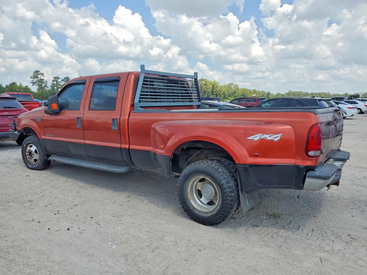 2000 Ford F350 Super Duty Orange vin: 1FTWW33FXYEA10480