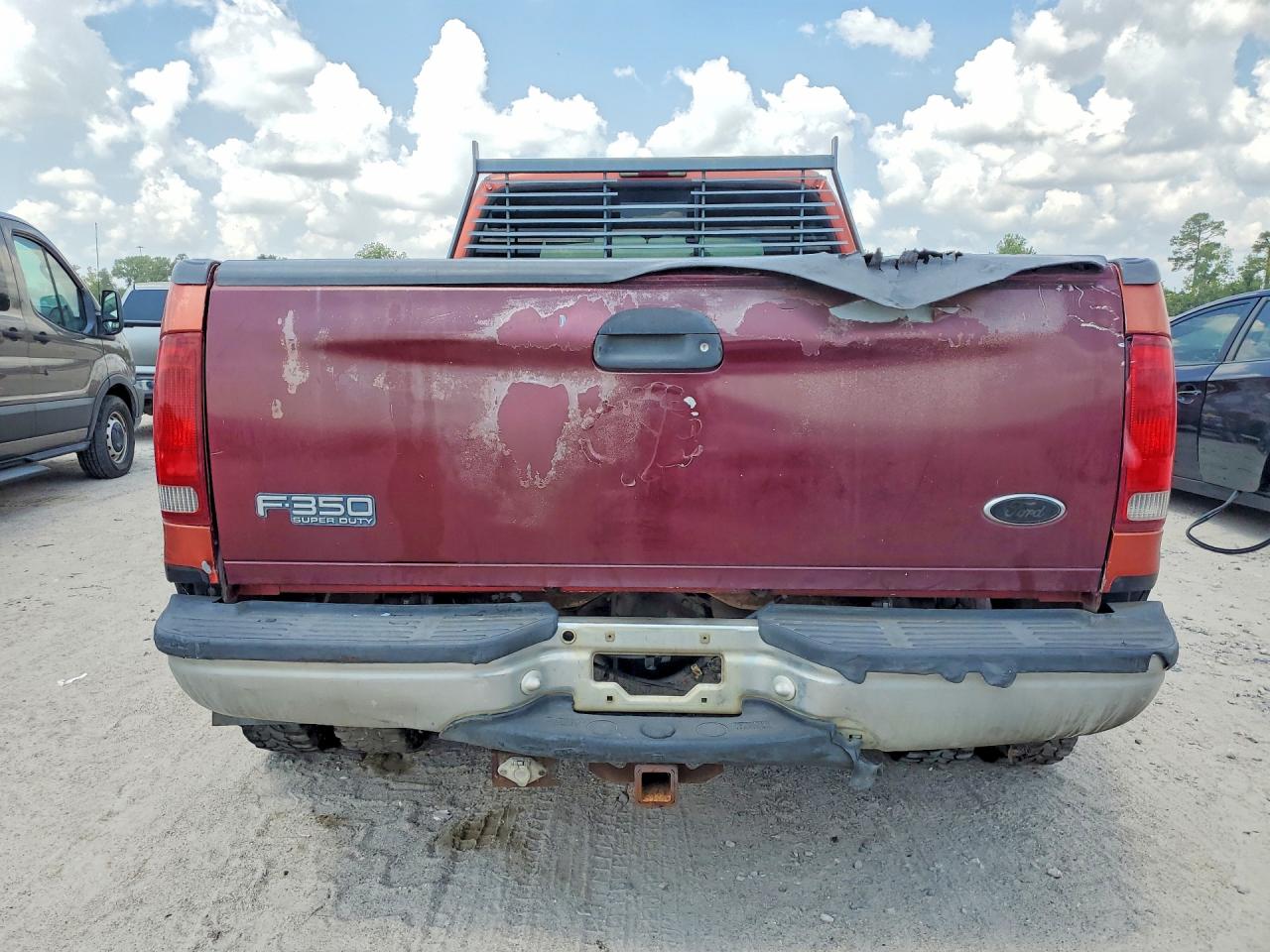 2000 Ford F350 Super Duty Orange vin: 1FTWW33FXYEA10480