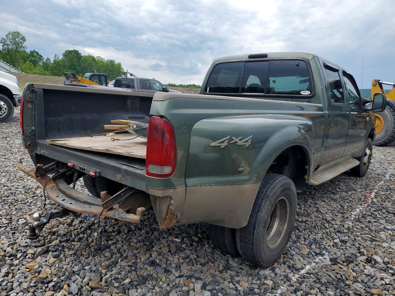 2004 Ford F350 Super Duty Green vin: 1FTWW33P74ED87464