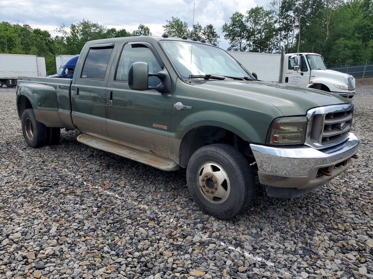 2004 Ford F350 Super Duty Green vin: 1FTWW33P74ED87464