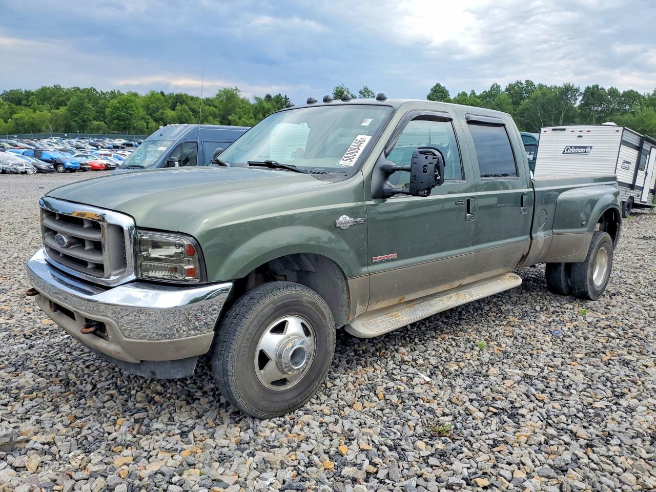 2004 Ford F350 Super Duty Green vin: 1FTWW33P74ED87464