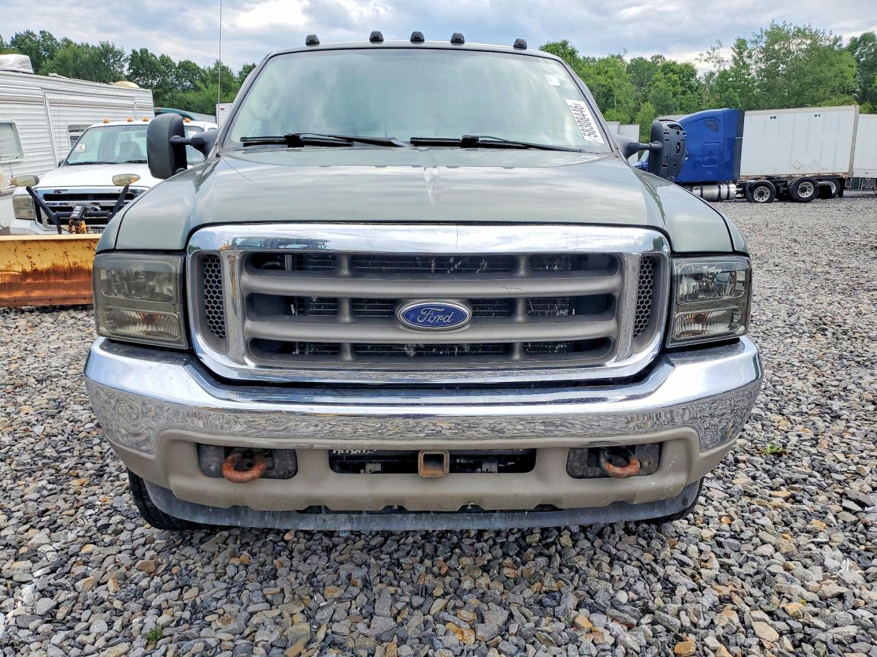 2004 Ford F350 Super Duty Green vin: 1FTWW33P74ED87464