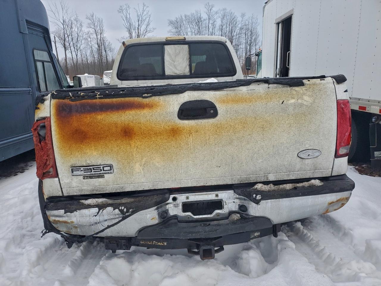 2007 Ford F350 Super Duty White vin: 1FTWW33PX7EB22896