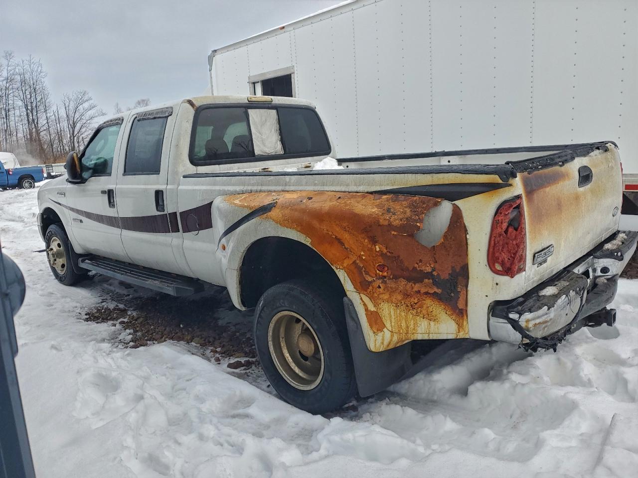 2007 Ford F350 Super Duty White vin: 1FTWW33PX7EB22896