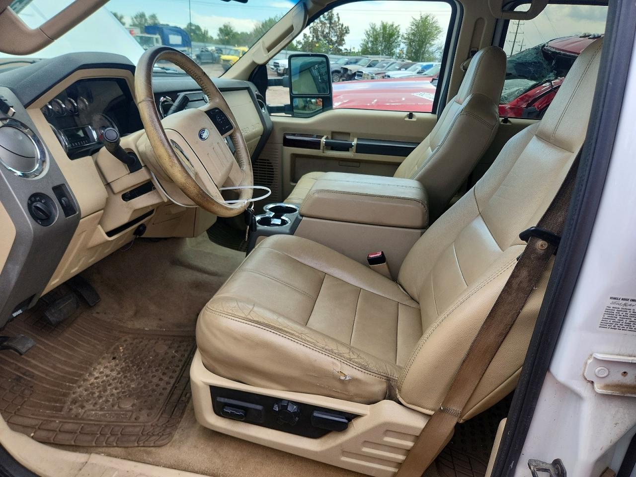 2008 Ford F350 Super Duty White vin: 1FTWW33R58ED24340