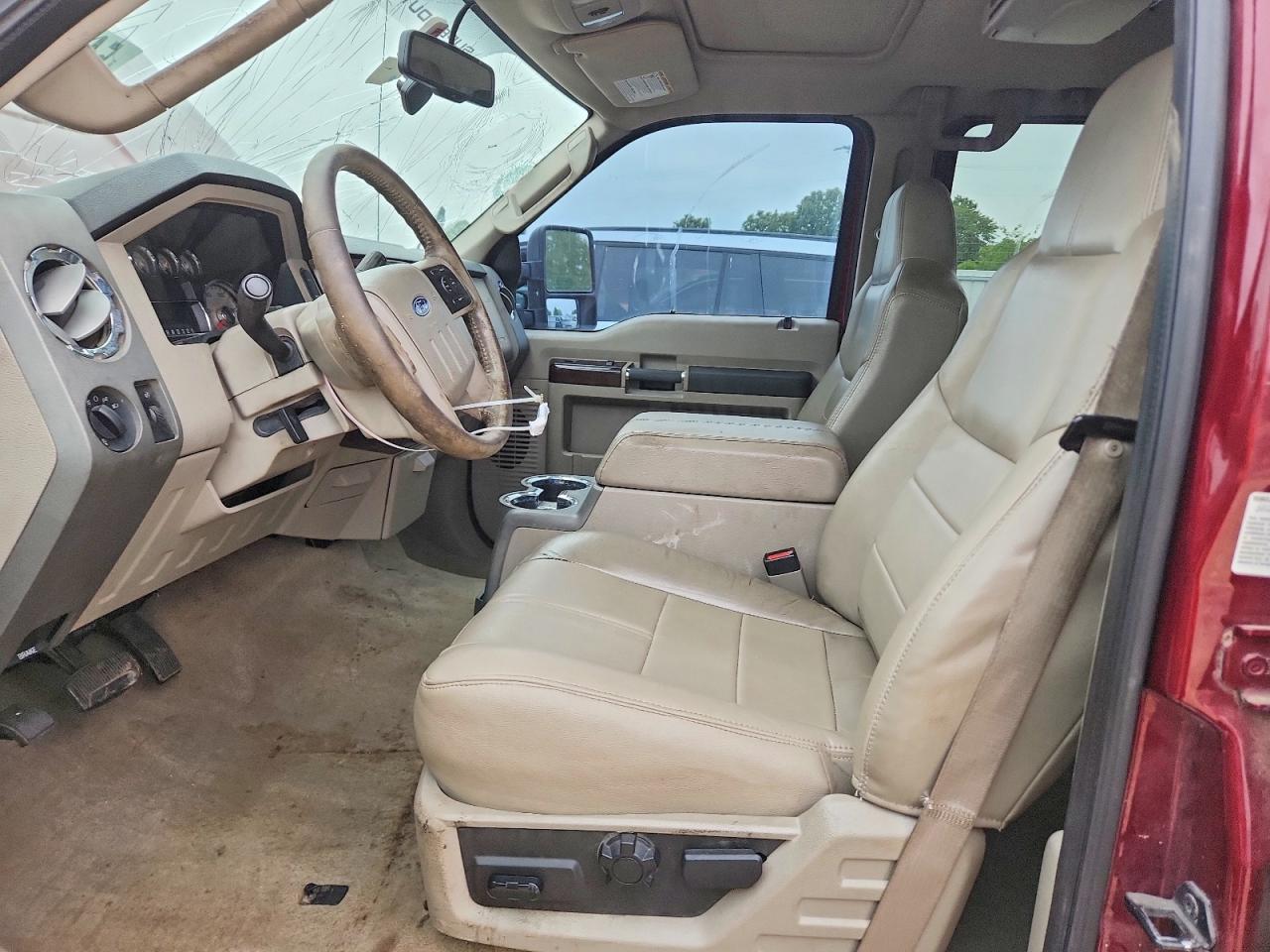 2008 Ford F350 Super Duty Burgundy vin: 1FTWW33R68EB60788