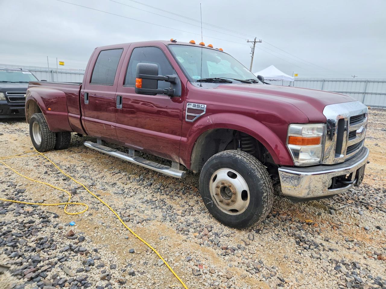 2008 Ford F350 Super Duty Burgundy vin: 1FTWW33R68EB60788