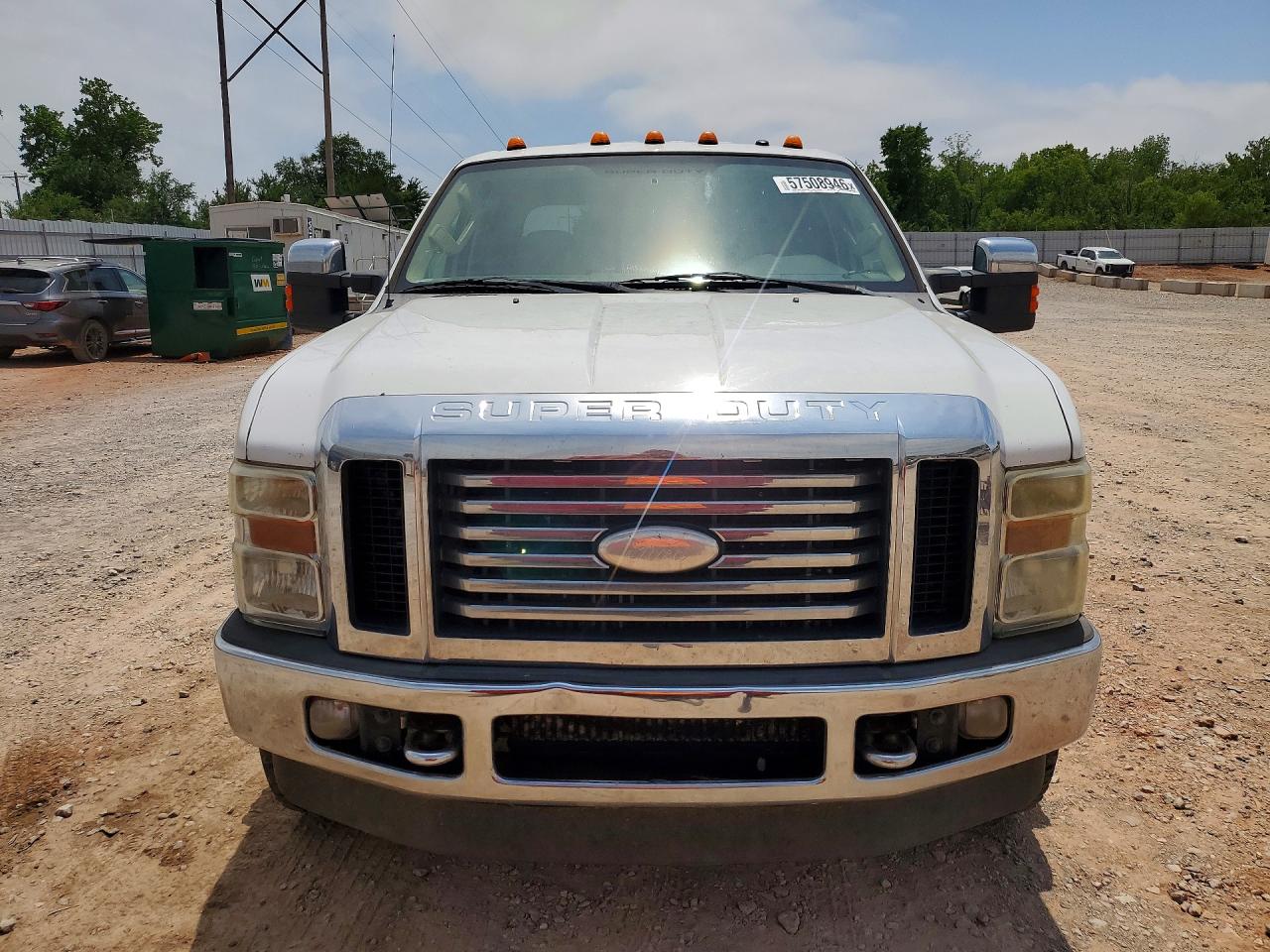 2008 Ford F350 Super Duty White vin: 1FTWW33R88EC17136