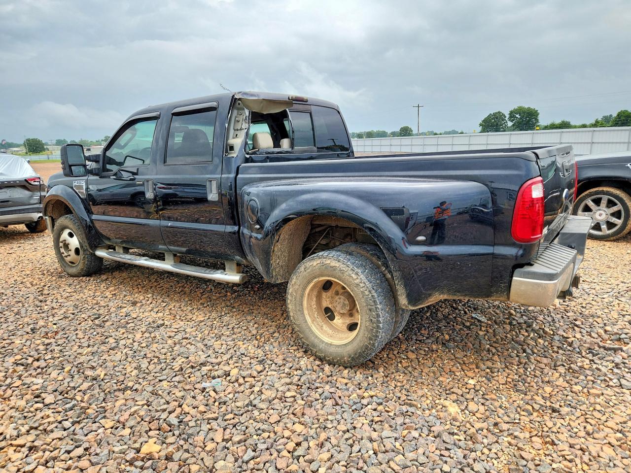 2008 Ford F350 Super Duty Black vin: 1FTWW33R88EE59733