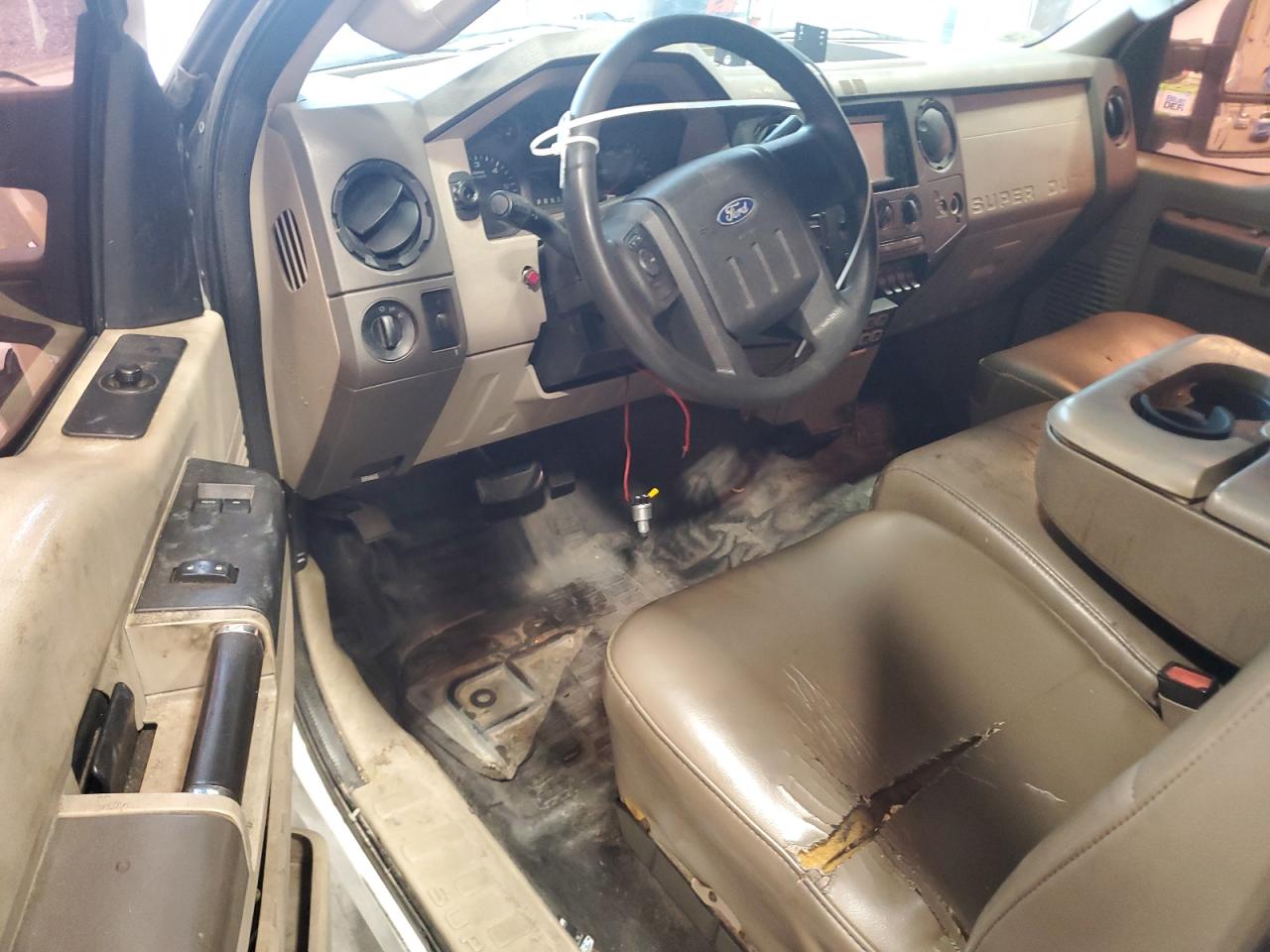 2008 Ford F350 Srw Super Duty White vin: 1FTWX30568EB94311