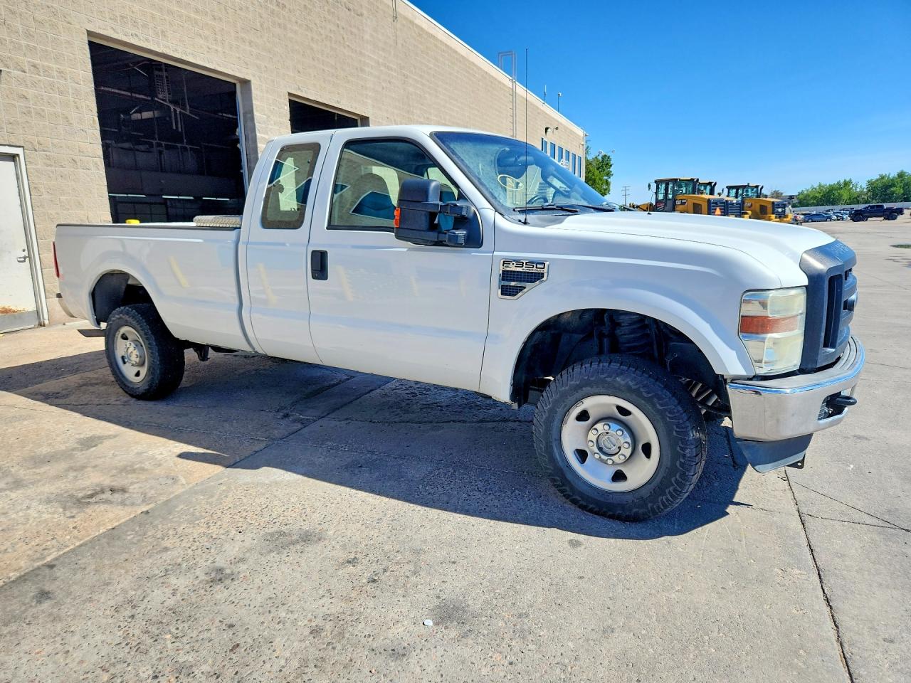 2008 Ford F350 Srw Super Duty White vin: 1FTWX31598EE55459
