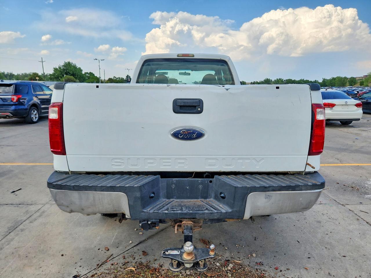 2008 Ford F350 Srw Super Duty White vin: 1FTWX31598EE55459