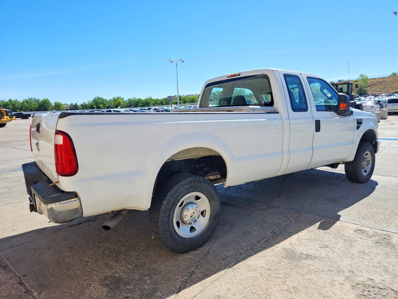 2008 Ford F350 Srw Super Duty White vin: 1FTWX31598EE55459