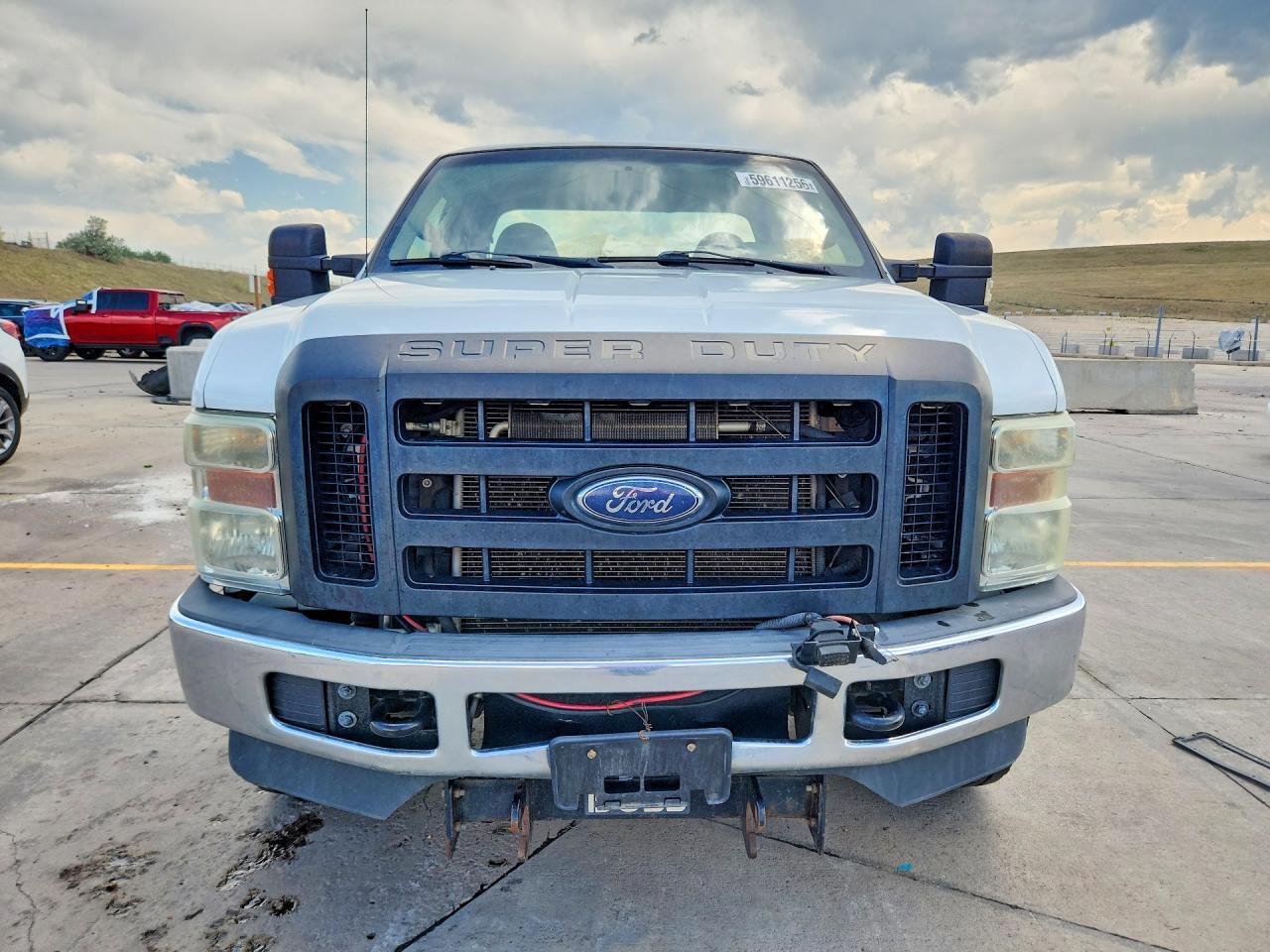 2008 Ford F350 Srw Super Duty White vin: 1FTWX31598EE55459