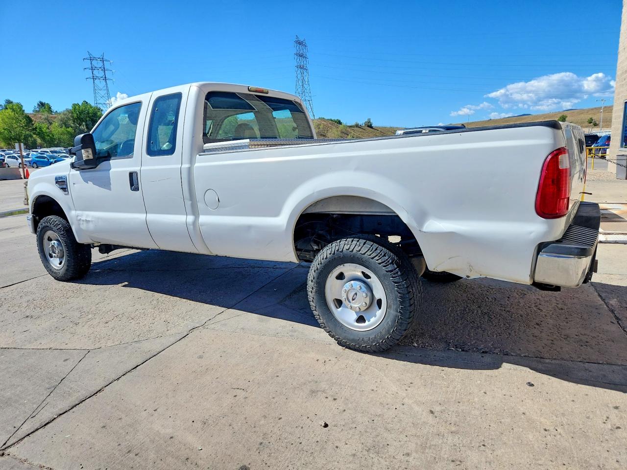 2008 Ford F350 Srw Super Duty White vin: 1FTWX31598EE55459