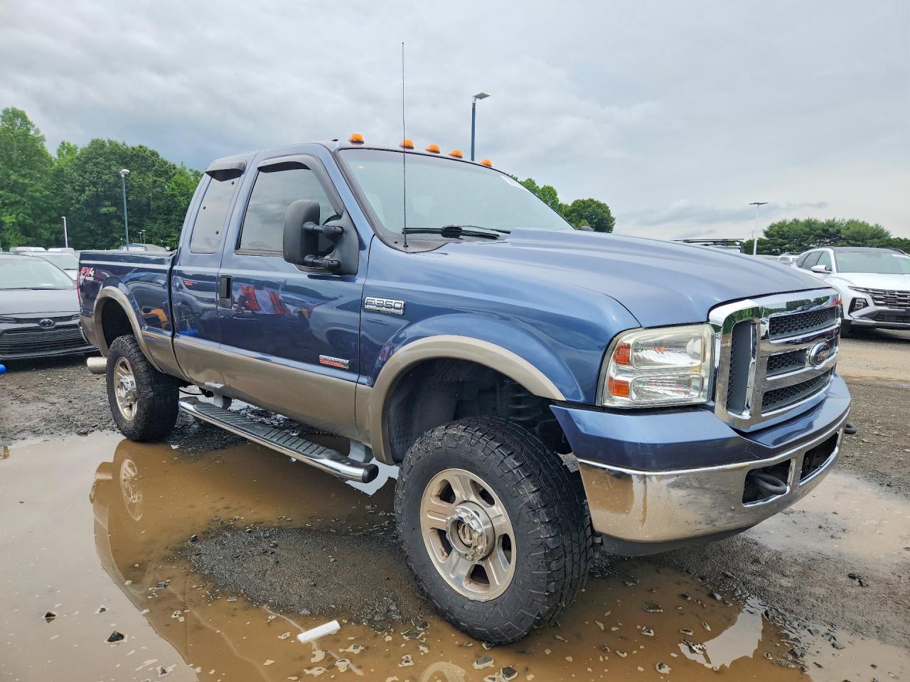 2006 Ford F350 Srw Super Duty Blue vin: 1FTWX31P06EA15600