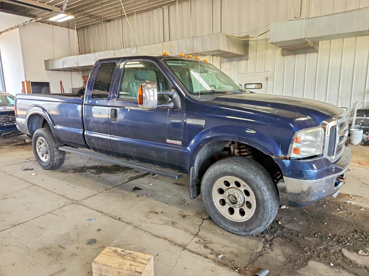 2005 Ford F350 Srw Super Duty Blue vin: 1FTWX31P95EB19615