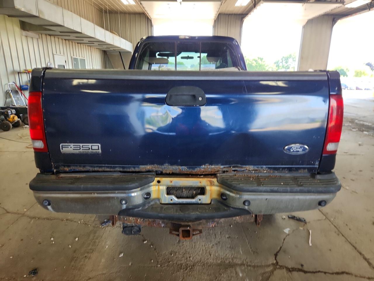 2005 Ford F350 Srw Super Duty Blue vin: 1FTWX31P95EB19615