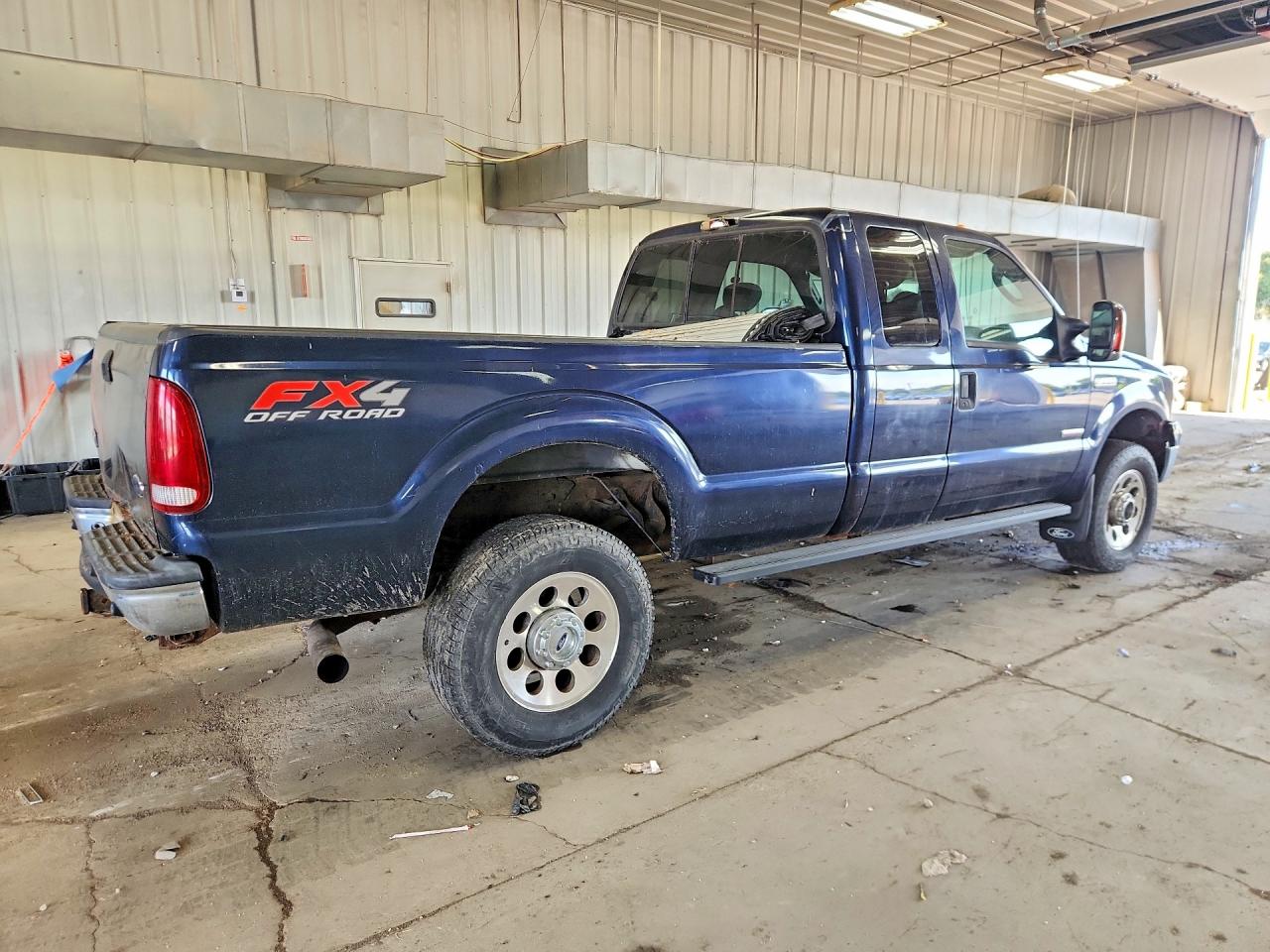 2005 Ford F350 Srw Super Duty Blue vin: 1FTWX31P95EB19615